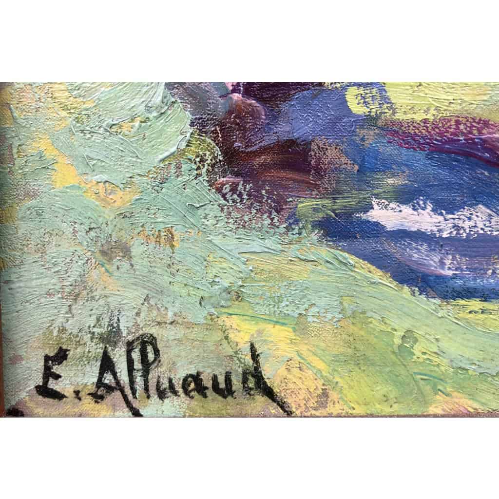 ALLUAUD Eugène Parc Victor Thuillat à Limoges Ecole Française 20è Siècle Huile sur toile Signée ​​​​​​​Certificat d’authenticité 4