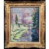 ALLUAUD Eugène Parc Victor Thuillat à Limoges Ecole Française 20è Siècle Huile sur toile Signée ​​​​​​​Certificat d’authenticité 25
