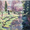 ALLUAUD Eugène Parc Victor Thuillat à Limoges Ecole Française 20è Siècle Huile sur toile Signée ​​​​​​​Certificat d’authenticité 21