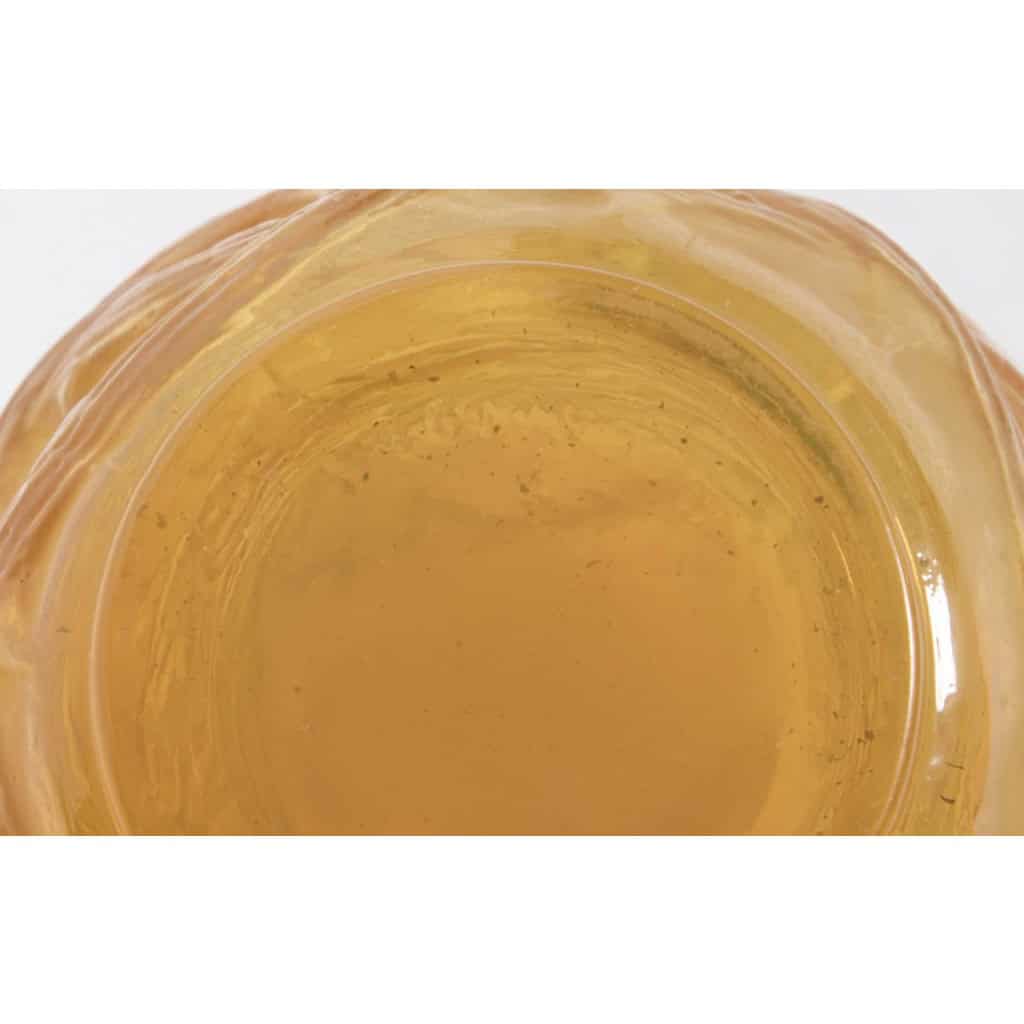 1921 – René Lalique , Vase » Ronces  » Butterscotch » 5