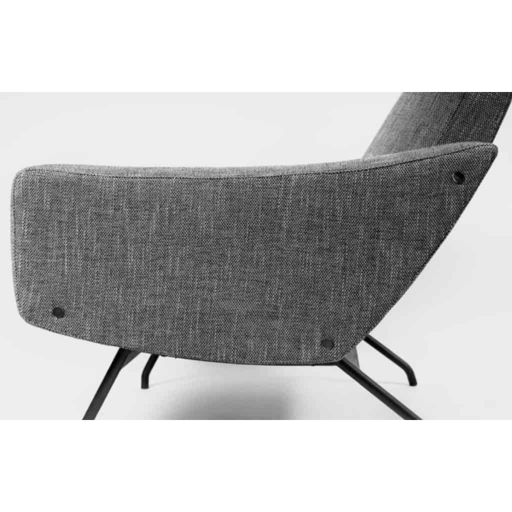 1960 Gilbert Steiner, paire de fauteuils, Steiner Edition, France, 4
