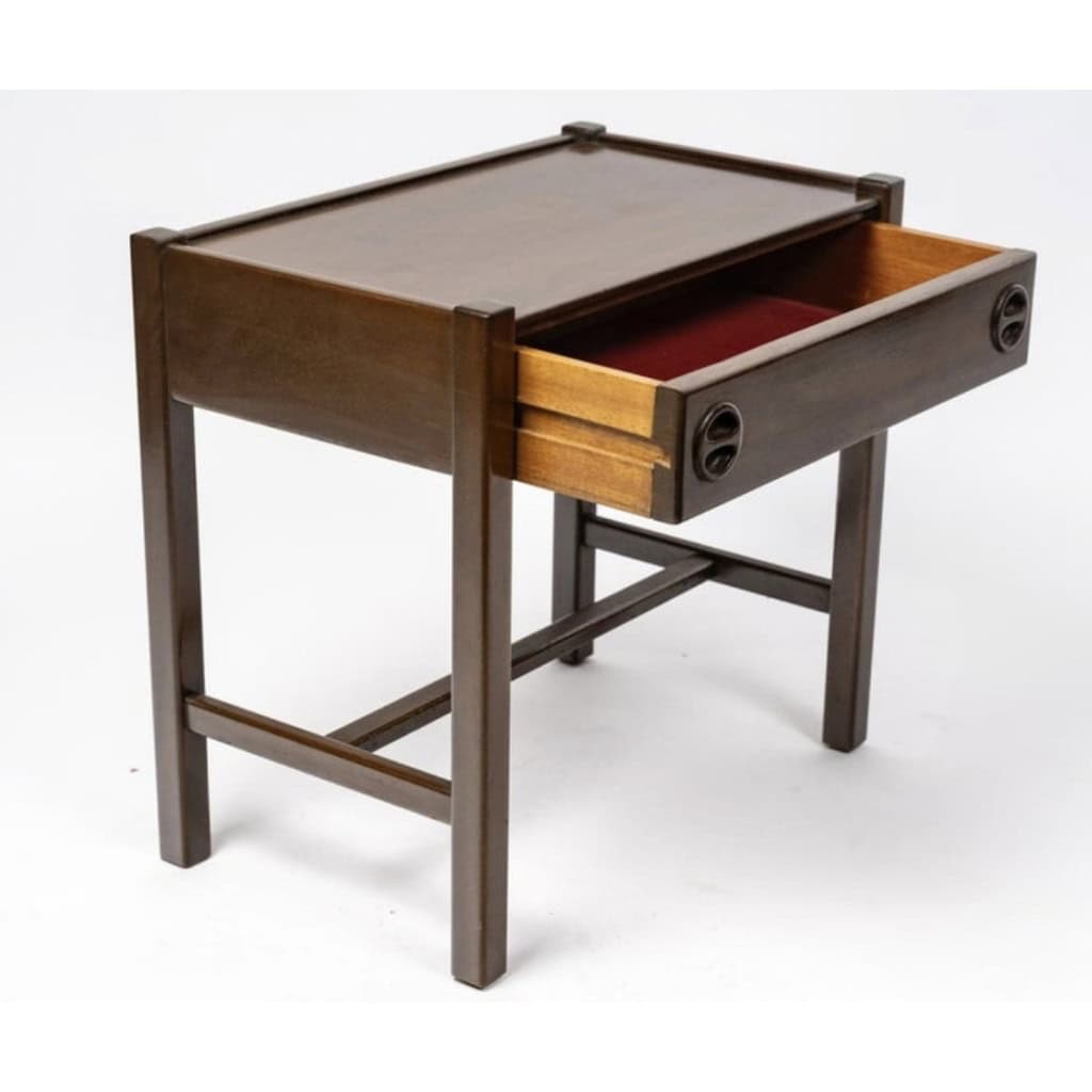 1970 Paire de tables de chevet par Jacques Hauville pour Roche Bobois 4