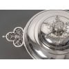CARDEILHAC – Légumier couvert en argent massif mascaron XIXème 26