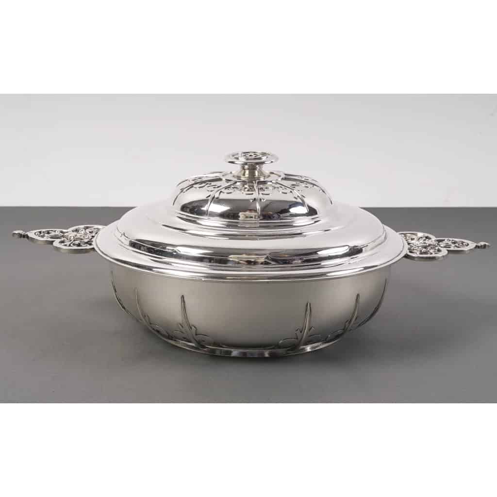 CARDEILHAC – Légumier couvert en argent modèle « Renaissance » XIXe 3