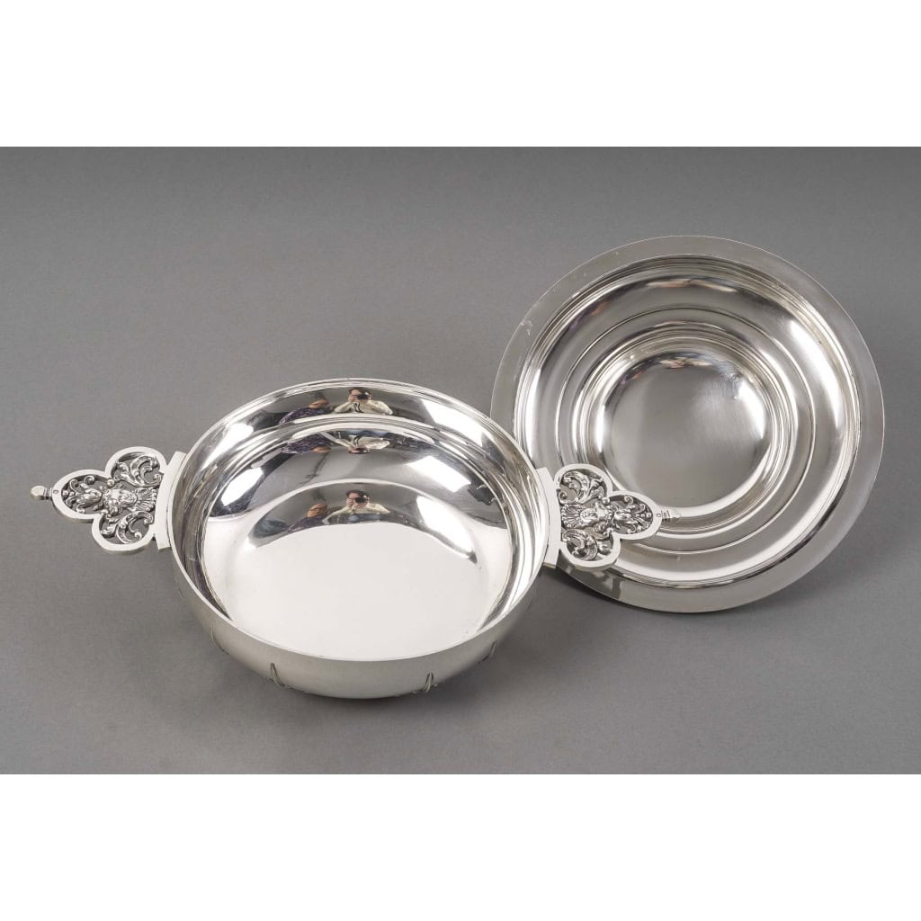 CARDEILHAC – Légumier couvert en argent modèle « Renaissance » XIXe 12