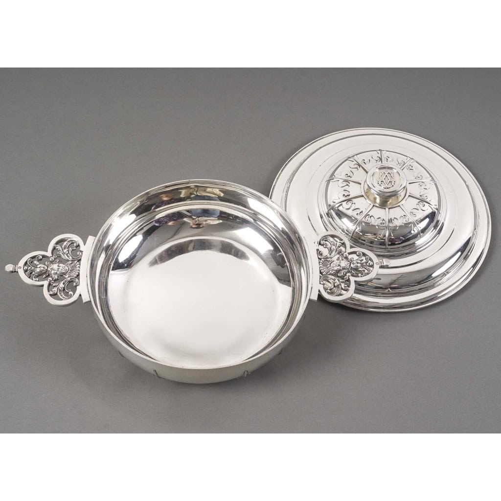CARDEILHAC – Légumier couvert en argent modèle « Renaissance » XIXe 15