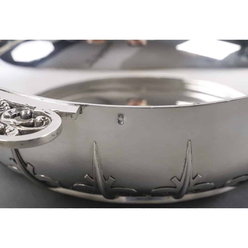 CARDEILHAC – Légumier couvert en argent modèle « Renaissance » XIXe 19