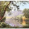 HIS René Peinture Française Début XXème Siècle Matin à Méluzien Huile Sur Toile Signée ​​​​​​​Certificat d’authenticité 28