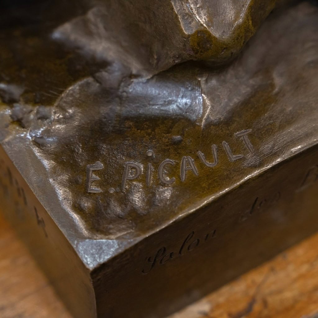 Sculpture – Le Semeur d’Idées , Émile – Louis Picault (1833-1915) – Bronze 10