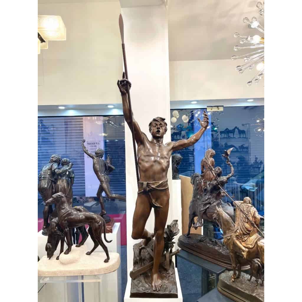 Sculpture – Vox Pacis (le Cri De La Paix) Par Georges Bareau (1866 – 1931) 3