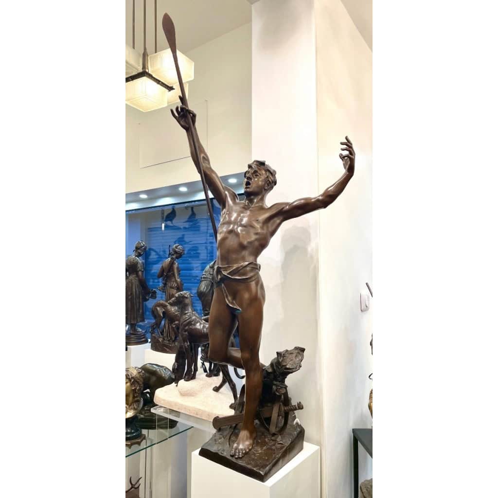 Sculpture – Vox Pacis (le Cri De La Paix) Par Georges Bareau (1866 – 1931) 4