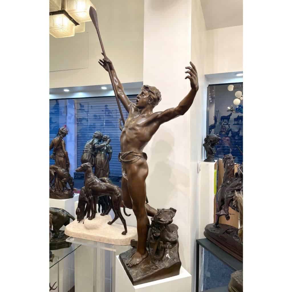 Sculpture – Vox Pacis (le Cri De La Paix) Par Georges Bareau (1866 – 1931) 5
