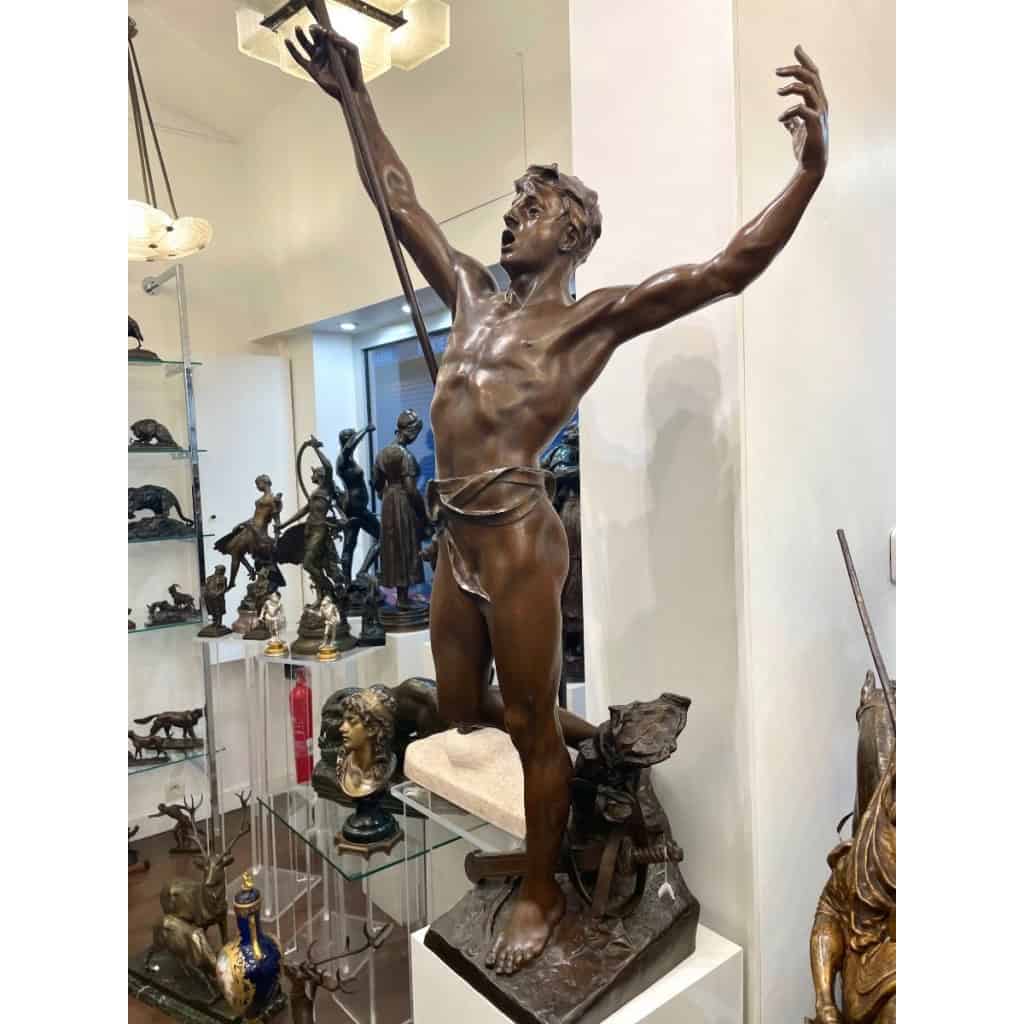 Sculpture – Vox Pacis (le Cri De La Paix) Par Georges Bareau (1866 – 1931) 9