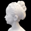 Buste De Marie – Louise Brongniart , Jean – Antoine Houdon (1741-1828) – Marbre 17