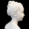 Buste De Marie – Louise Brongniart , Jean – Antoine Houdon (1741-1828) – Marbre 19