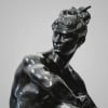 Sculpture – Sarpédon Bandant Son Arc , Henri Peinte (1845-1912) – Bronze 14