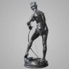 Sculpture – Sarpédon Bandant Son Arc , Henri Peinte (1845-1912) – Bronze 17