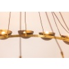 Lustre ou suspension à 10 lumières, laiton et laque noire, contemporain. LS64521208U 18