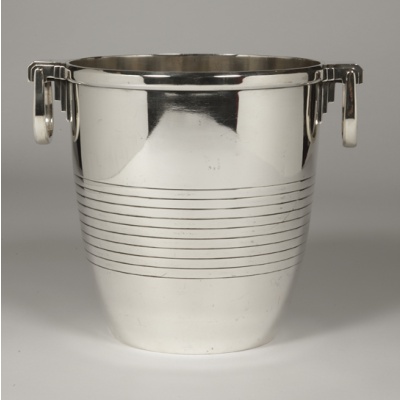 CAMPENHOUT – Rafraichissoir en argent massif époque ART DECO