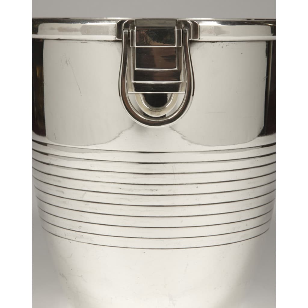 CAMPENHOUT – Rafraichissoir en argent massif époque ART DECO 6