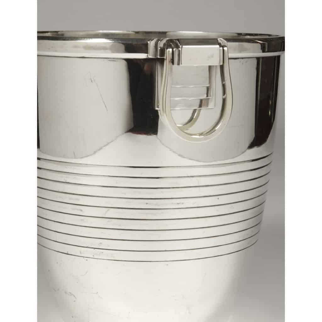 CAMPENHOUT – Rafraichissoir en argent massif époque ART DECO 7