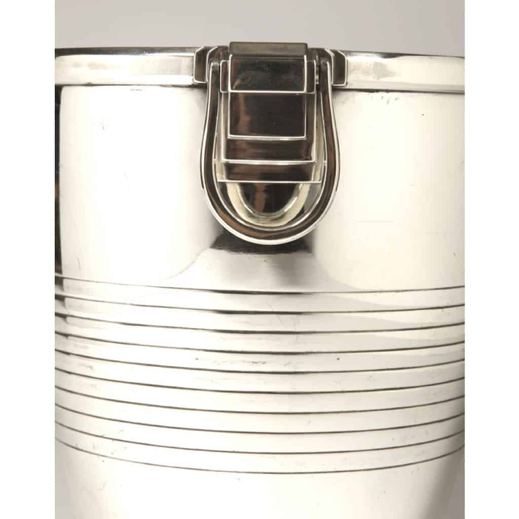 CAMPENHOUT – Rafraichissoir en argent massif époque ART DECO 8
