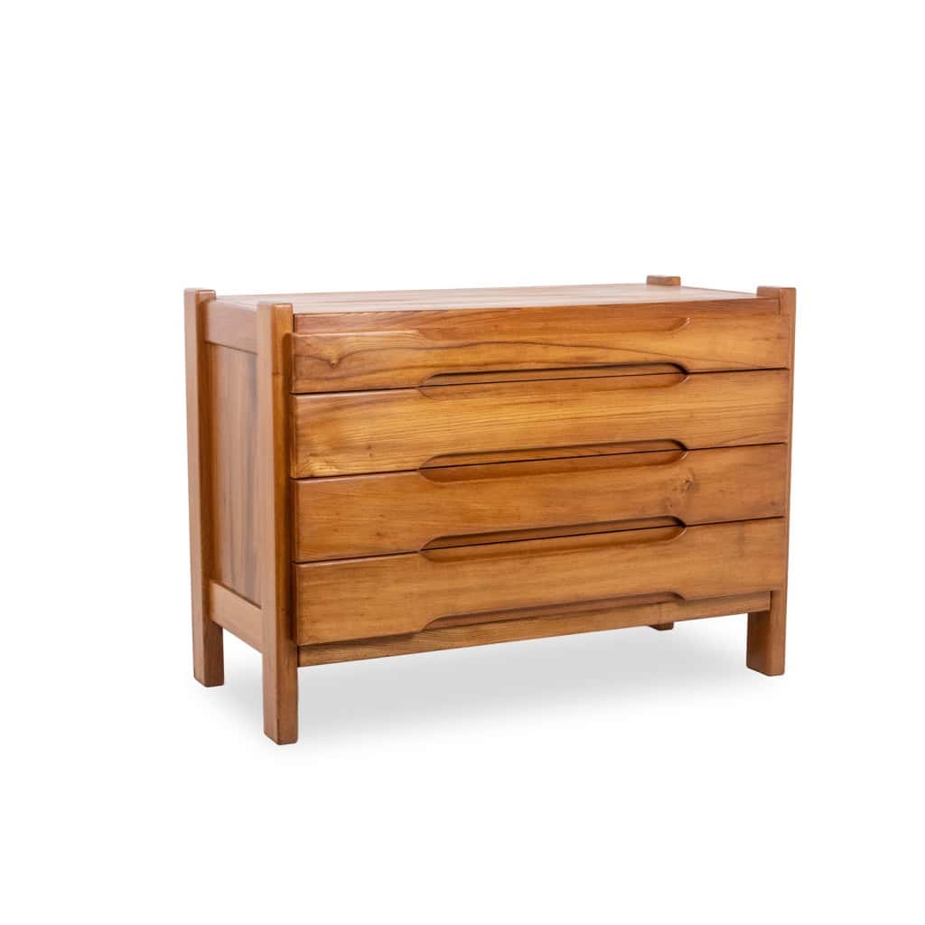 Maison Regain. Commode en orme. Circa 1970. LS6157909P 3