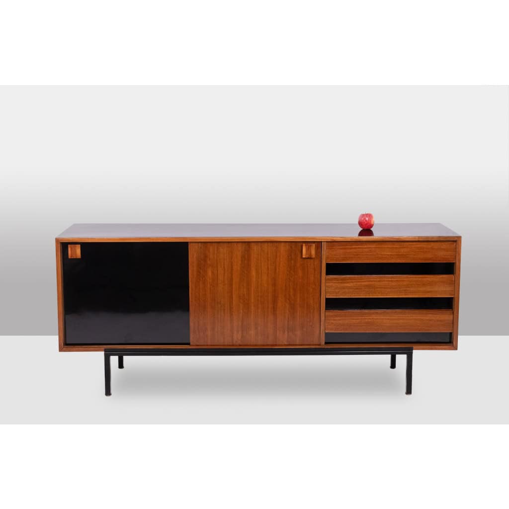 Bernard Marange. Enfilade en teck. Circa 1960. LS59281354P 4