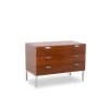 André Monpoix. Commode à 3 tiroirs en teck. Années 1960. LS6357708M 12