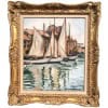 OTHON FRIESZ Emile Les voiles au port de Toulon en 1929 Huile toile signée datée Certificat 16