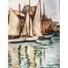 OTHON FRIESZ Emile Les voiles au port de Toulon en 1929 Huile toile signée datée Certificat 28