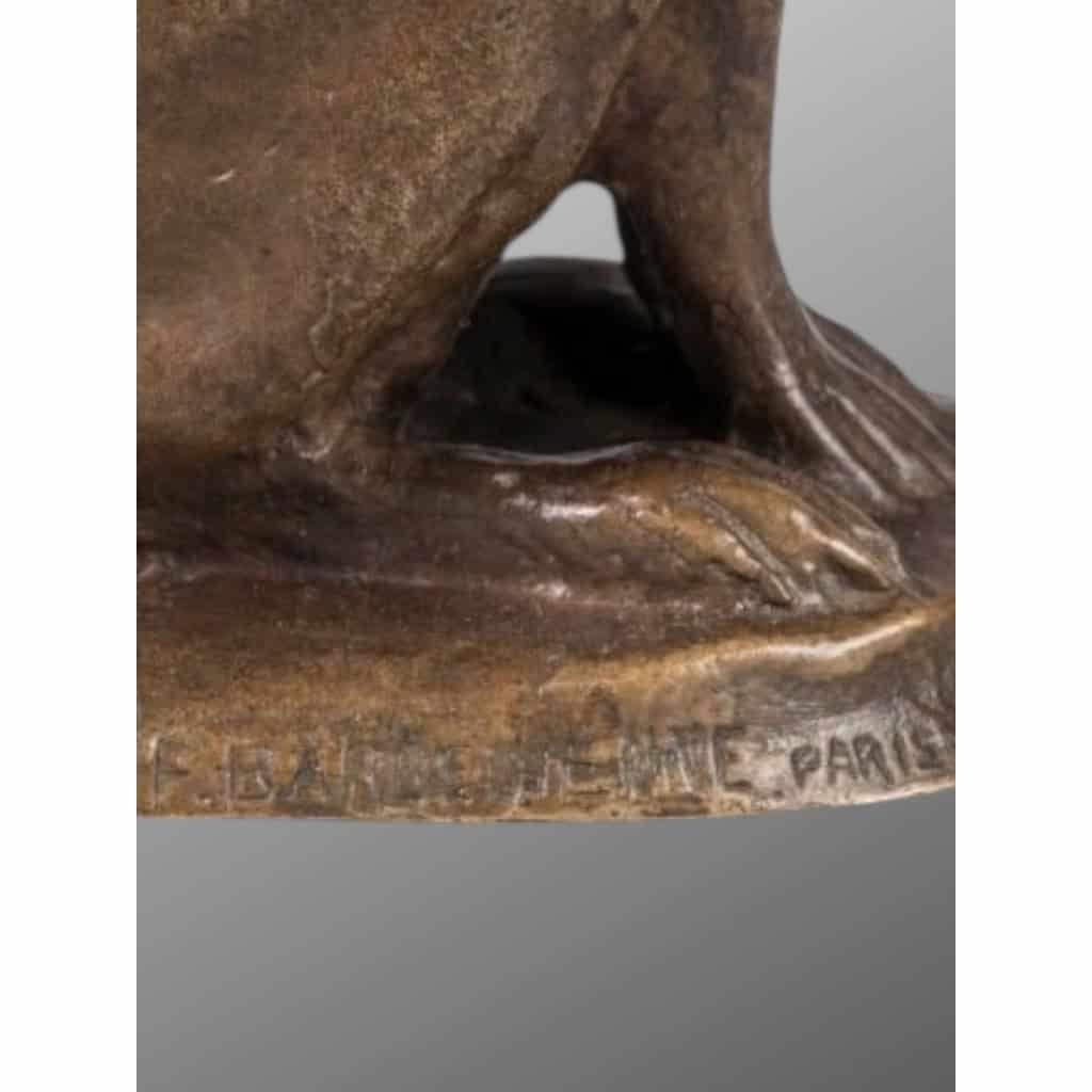 Sculpture – Le Lièvre , Antoine – Louis Barye (1795-1875) – Bronze 7