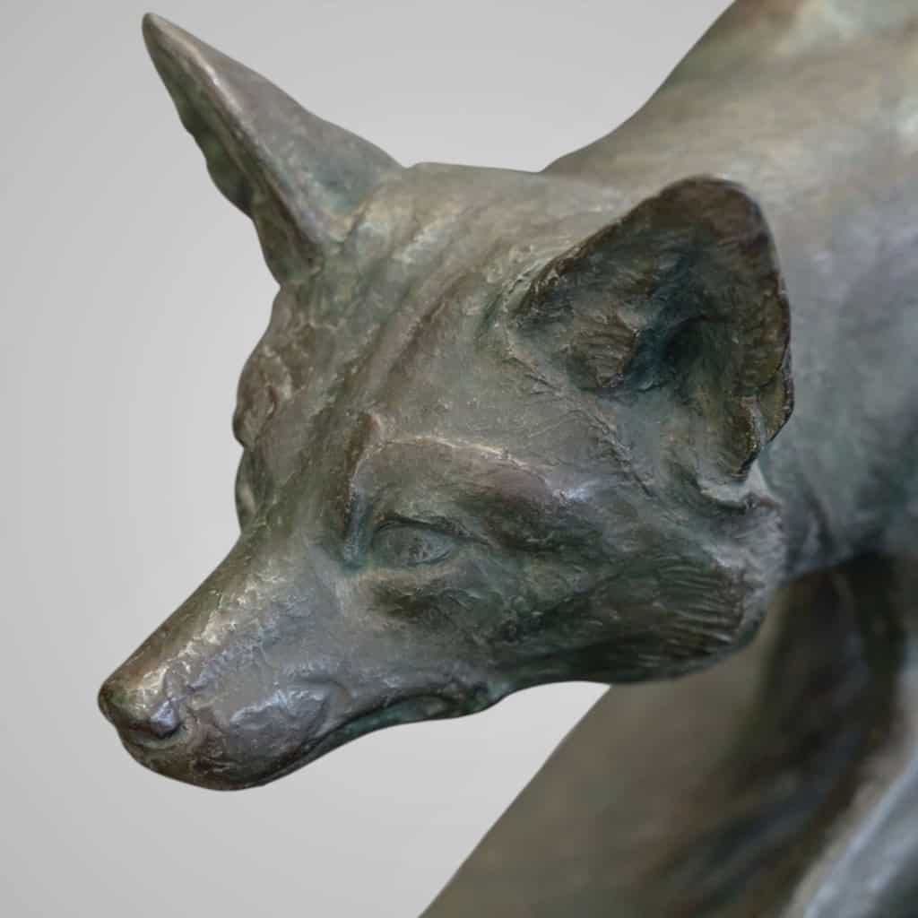Sculpture – Le Renard , Henri Bargas – Terre Cuite 10