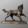 Sculpture – Chien Épagneul À L’ Affût , Ferdinand Pautrot (1832 – 1874) – Bronze 15