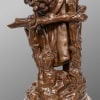 Sculpture – Jeune Fille à La Gerbe De Blé , Mathurin Moreau (1822-1912) – Bronze 23