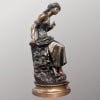 Sculpture – Retour Des Hirondelles , Auguste Moreau (1834-1917) – Bronze 13