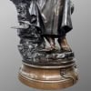 Sculpture – Retour Des Hirondelles , Auguste Moreau (1834-1917) – Bronze 18