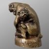 Sculpture – Singe et Chien , Emmanuel Samson (1860-1926) – Bronze 20