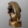 Sculpture – Singe et Chien , Emmanuel Samson (1860-1926) – Bronze 21