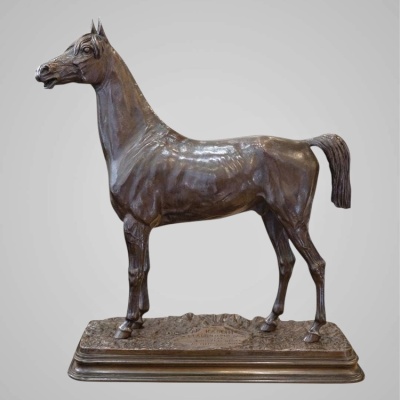 Sculpture – Le Cheval Kaolin , Alfred Dubucand (1828 – 1894) – Bronze 3