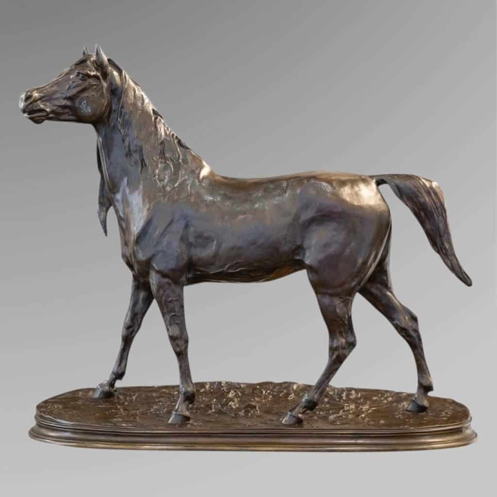 Sculpture – La Jument Normande , Pierre – Jules Mêne (1810-1879) – Bronze 3