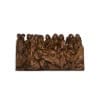 Retable rhénan, Dormition en bois sculpté en bas-relief, XIXe siècle. LS64443009M 12