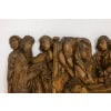 Retable rhénan, Dormition en bois sculpté en bas-relief, XIXe siècle. LS64443009M 20