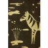 Toile peinte à décor de zèbres. Travail d’artiste contemporain. LS5724675B 13