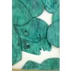 ‘Les Jumeaux’, bas-relief encadré de chêne en bois et cuivre patiné LS64863009P 12