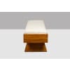 Banc en frêne blond. Travail artisanal italien de petite série. Contemporain. LS6502908Y 15