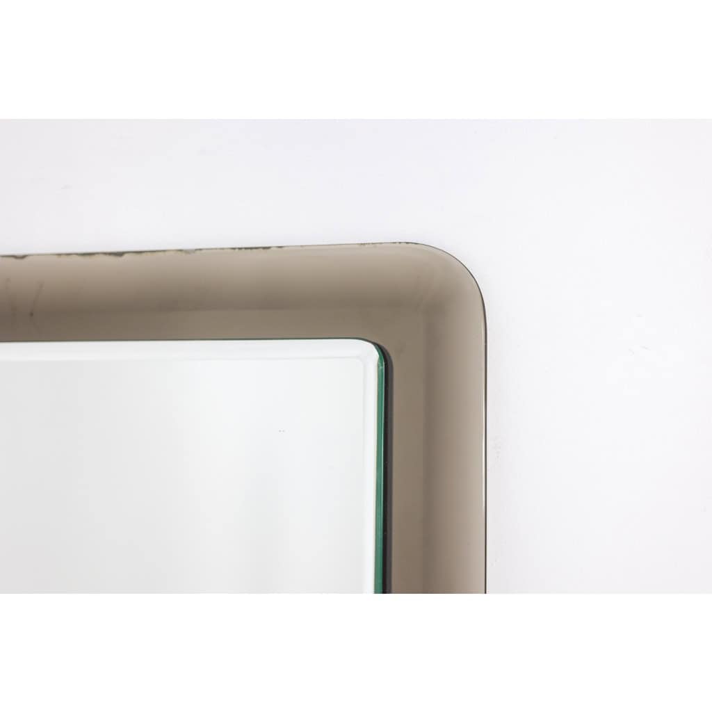 Miroir rectangulaire bicolore à angles arrondis. Circa 1950 LS6479458D 5