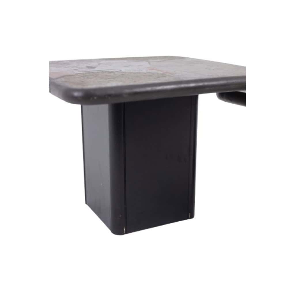 Paul Reinier Kingma. Paire de tables de style Brutaliste. Années 1970. LS6540556T 6