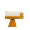 Banc en frêne blond. Travail artisanal italien de petite série. Contemporain. LS6502908Y 16