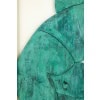 ‘Les Jumeaux’, bas-relief encadré de chêne en bois et cuivre patiné LS64863009P 15